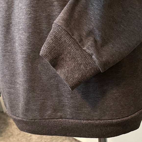 Gray 'MAMA' Crew Neck Sweatshirt in Raglan Style Cotton Blend | Size S Small - Picture 7 of 11